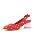Load image into Gallery viewer, DJANGO & JULIETTE IHOPS RED WHITE - Women Sandals - Collective Shoes