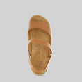 Load image into Gallery viewer, ZIERA BENJI DK TAN - ALMOND - Women Sandals - Collective Shoes