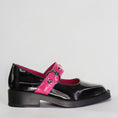 Load image into Gallery viewer, BRESLEY POLAVA BLK/HOTPINK PAT - Women Mary Jane - Collective Shoes