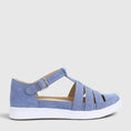 Load image into Gallery viewer, ZIERA DIANEY BLUE DENIM WHITE