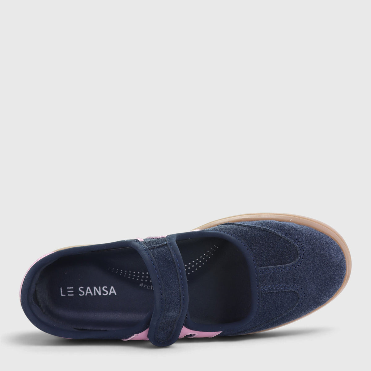 LE SANSA JULIETTE NAVY SUEDE / BABY PINK