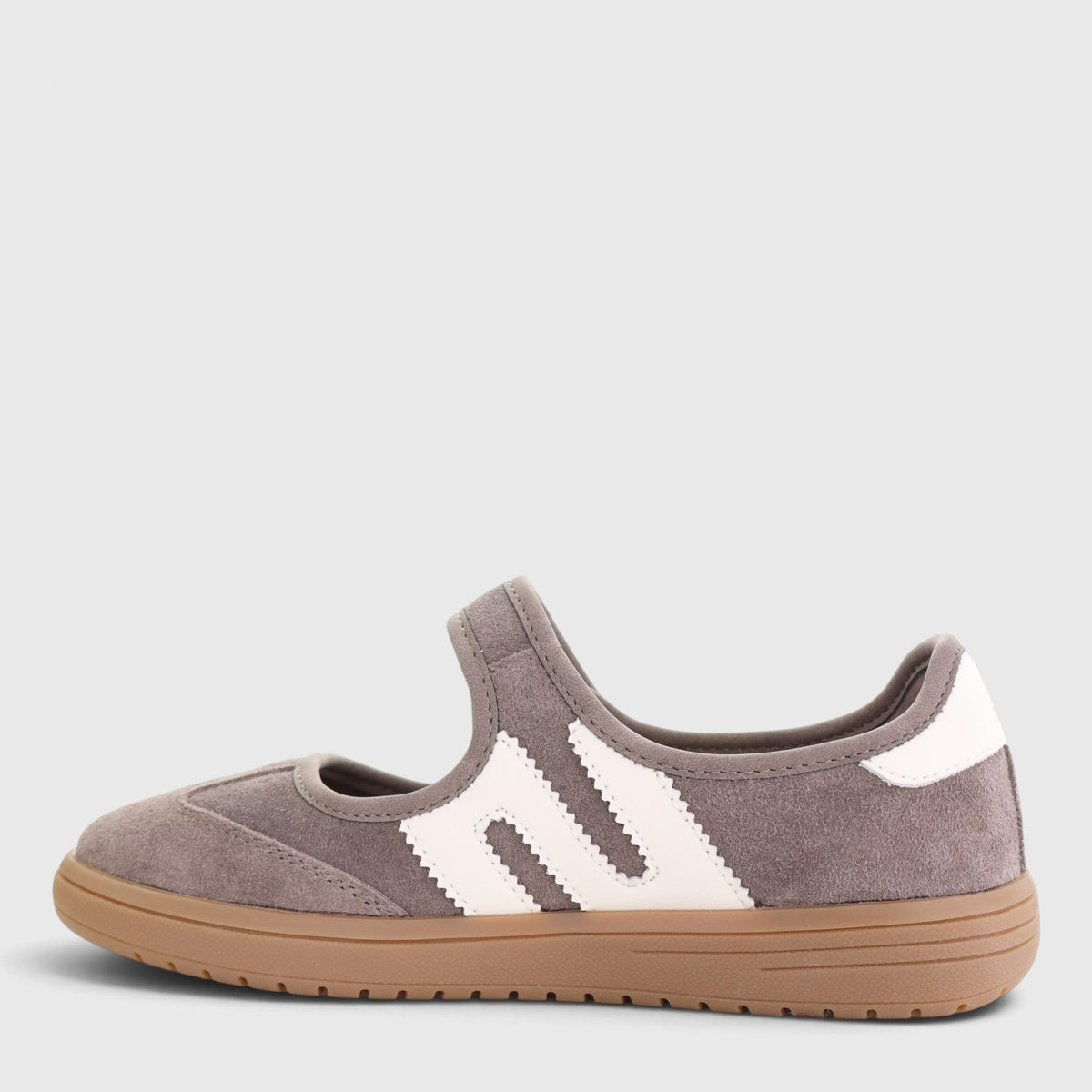 LE SANSA JULIETTE BROWN SUEDE IVORY
