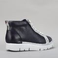 Load image into Gallery viewer, LESANSA BOBBY NAVY SILVER - Women Boots - Collective Shoes