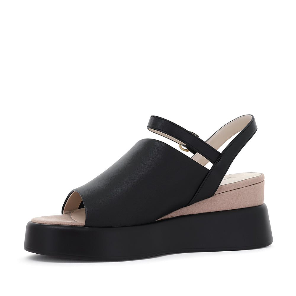 MILA RAINE DANCER BLACK STONE - Women Sandals - Collective Shoes