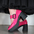 Load image into Gallery viewer, MINX MINNIE HOT PINK BLACK SOLE - Women Sandals - Collective Shoes