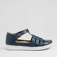 Load image into Gallery viewer, ZIERA DIANEY NAVY WHITE - Women Sandals - Collective Shoes