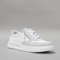 Load image into Gallery viewer, NAKED ARCHES NET WHITE TAUPE - Women sneakers - Collective Shoes