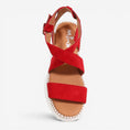 Load image into Gallery viewer, MINX PALAZO RED SUEDE