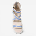 Load image into Gallery viewer, MINX PLAZA WOVEN SKY BLUE RAFFIA