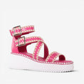 Load image into Gallery viewer, MINX PLAZA WOVEN RASBERRY RAFFIA