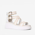 Load image into Gallery viewer, MINX PLAZA WOVEN WHITE RAFFIA