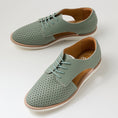 Load image into Gallery viewer, ROLLIE SIDECUT PUNCH REC SAGE GREEN - Women Sneakers - Collective Shoes