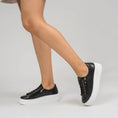 Load image into Gallery viewer, LE SANSA PALMER BLACK - Women Sneakers - Collective Shoes