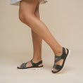 Load image into Gallery viewer, VS TREADS YURRA MILITARY - Women Sandals - Collective Shoes