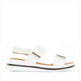 Load image into Gallery viewer, LESANSA SIMA WHITE - Women Sandals - Collective Shoes