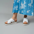 Load image into Gallery viewer, LE SANSA KHLOE WHITE - Women Slip On - Collective Shoes