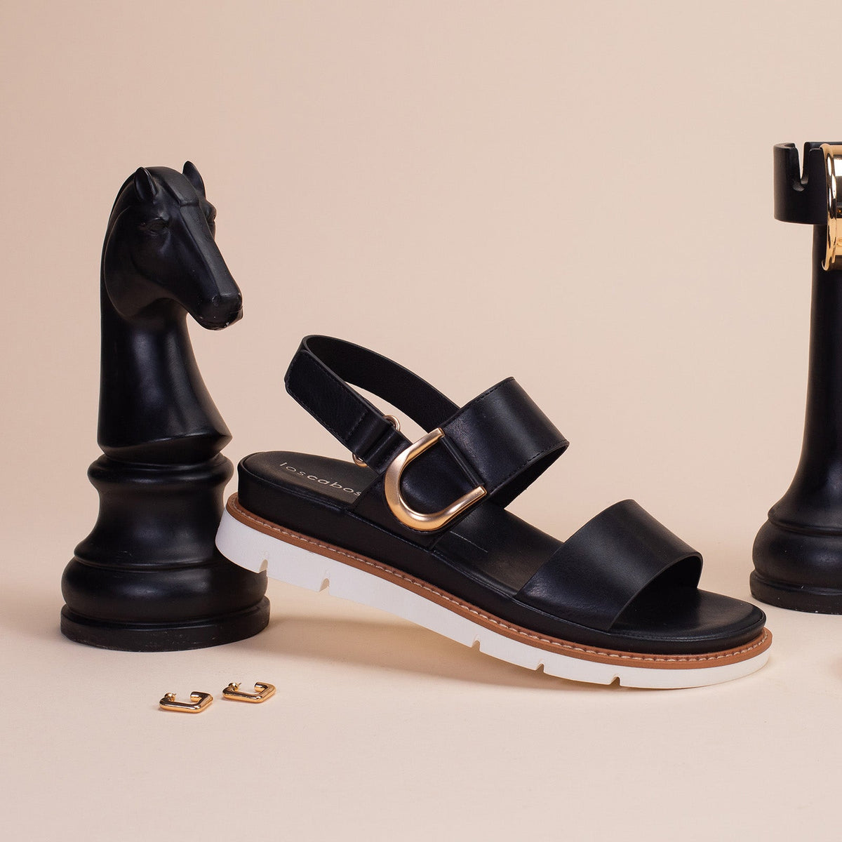 LOS CABOS SANA BLACK - Women Sandals - Collective Shoes