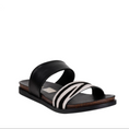 Load image into Gallery viewer, LESANSA THYME BLACK - Women Slides - Collective Shoes