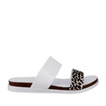 Load image into Gallery viewer, LESANSA THYME WHITE - Women Slides - Collective Shoes