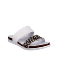 Load image into Gallery viewer, LESANSA THYME WHITE - Women Slides - Collective Shoes