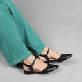 Load image into Gallery viewer, LE SANSA CORALIE BLACK PATENT - Women Sandals - Collective Shoes