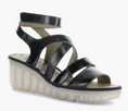 Load image into Gallery viewer, FLY LONDON BAFY BLACK NAPPA - Women Sandals - Collective Shoes
