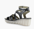 Load image into Gallery viewer, FLY LONDON BAFY BLACK NAPPA - Women Sandals - Collective Shoes