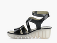 Load image into Gallery viewer, FLY LONDON BAFY BLACK NAPPA - Women Sandals - Collective Shoes