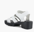 Load image into Gallery viewer, FLY LONDON EGLY WHITE - Women Sandals - Collective Shoes