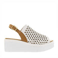 Load image into Gallery viewer, LE SANSA TRUDY WHITE TAN - Women Sandals - Collective Shoes