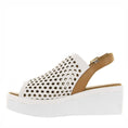Load image into Gallery viewer, LE SANSA TRUDY WHITE TAN - Women Sandals - Collective Shoes