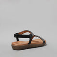 Load image into Gallery viewer, CC RESORTS USHA BLACK - Women Sandals - Collective Shoes