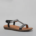 Load image into Gallery viewer, CC RESORTS USHA BLACK - Women Sandals - Collective Shoes