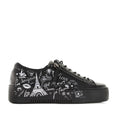 Load image into Gallery viewer, DJANGO & JULIETTE WOLAK BLACK WHITE - Women Sneakers - Collective Shoes
