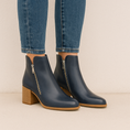 Load image into Gallery viewer, DJANGO & JULIETTE ZERENA NAVY - Women Boots - Collective Shoes
