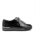 Load image into Gallery viewer, ZIERA ASHLEEN BLACK PATENT - Women sneakers - Collective Shoes