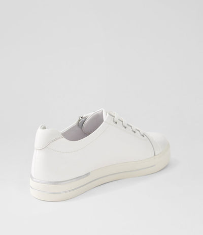 ZIERA AUDRY WHITE PATENT - Women sneakers - Collective Shoes 