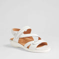 Load image into Gallery viewer, ZIERA BEAUX WHITE - Women Sandals - Collective Shoes