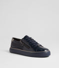 Load image into Gallery viewer, ZIERA PAMELA NAVY PEWTER PATENT - Women sneakers - Collective Shoes