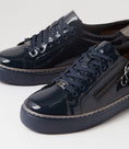 Load image into Gallery viewer, ZIERA PAMELA NAVY PEWTER PATENT - Women sneakers - Collective Shoes