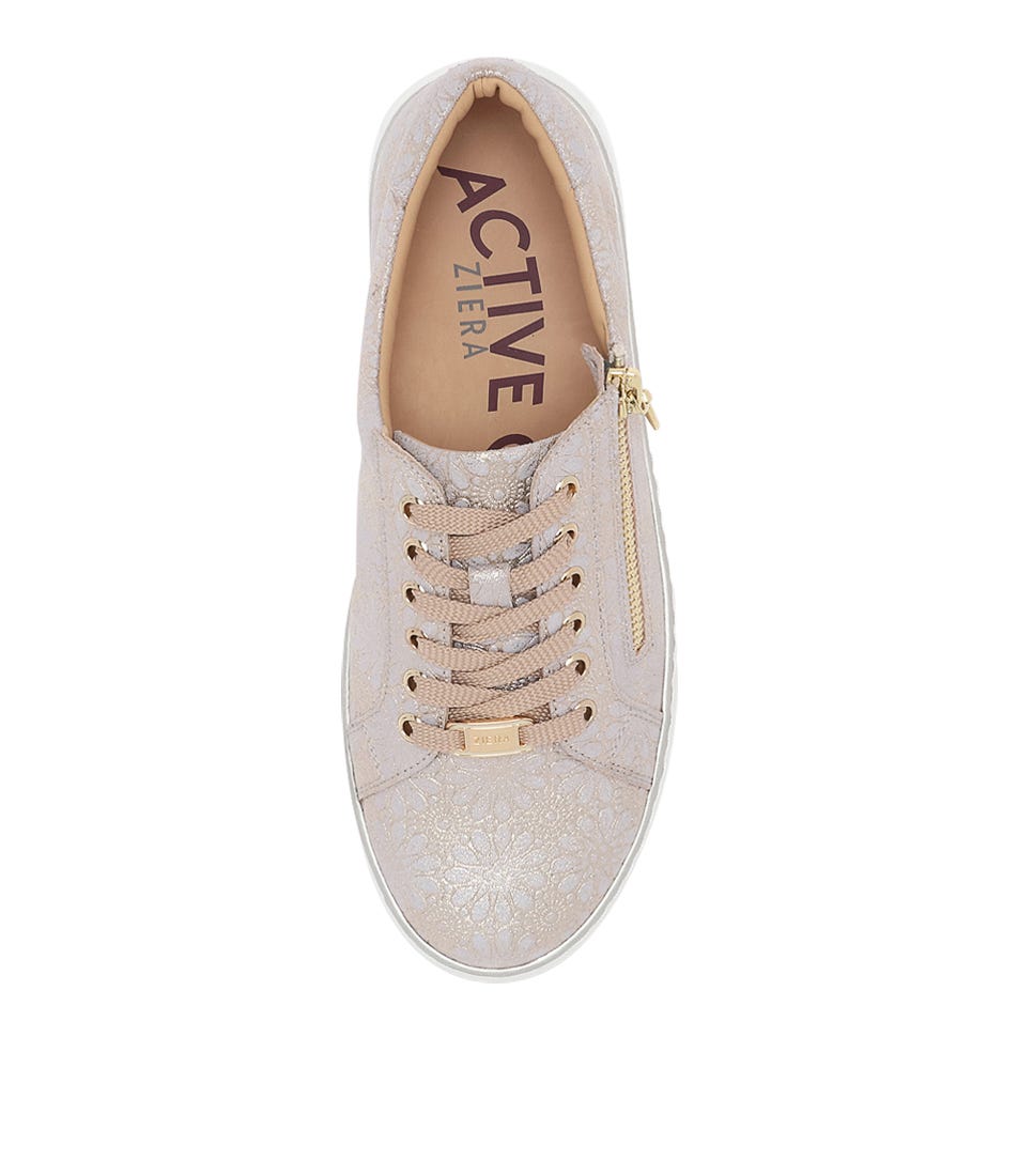 ZIERA PAMELA OLD GOLD DAISY - Women sneakers - Collective Shoes