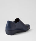 Load image into Gallery viewer, ZIERA SAGE NAVY PATENT - Women Slip-ons - Collective Shoes