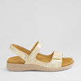 Load image into Gallery viewer, ZIERA BENJI Smudge Metal Almond - Women Sandals - Collective Shoes