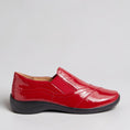 Load image into Gallery viewer, ZIERA JAVA DARK RED PATENT - Women Slip On - Collective Shoes