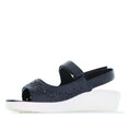 Load image into Gallery viewer, ZIERA MORIA NAVY - Women Sandals - Collective Shoes
