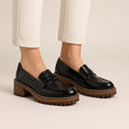 Load image into Gallery viewer, LE SANSA ZOEY BLACK CROC - Women Loafers - Collective Shoes