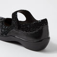 Load image into Gallery viewer, ZIERA GUMMIBEAR BLACK SPARKLEY - Women Sandals - Collective Shoes