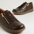 Load image into Gallery viewer, ZIERA SOLAR CHARCOAL - Women sneakers - Collective Shoes