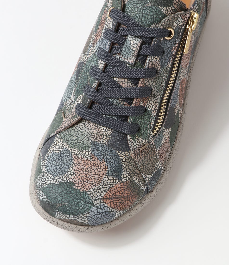 ZIERA SOLAR BLUE LEAF - Women sneakers - Collective Shoes