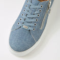 Load image into Gallery viewer, ZIERA PAMELA BLUE DENIM - Women sneakers - Collective Shoes